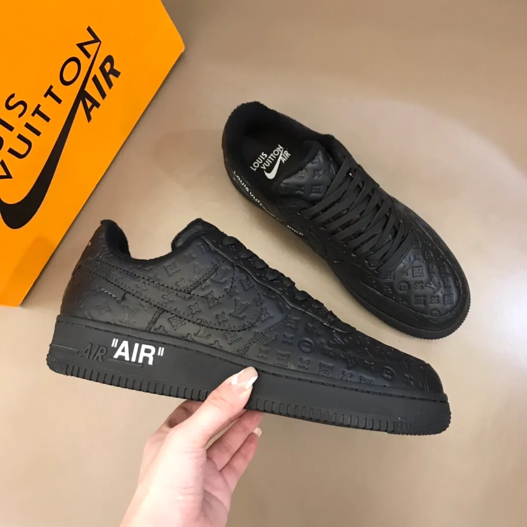 Men's shoes 💰p440 "*OUIS *UITTO*" x OFF-WHITE x Nike tripartite collaboration! Trendy and cool men's casual sports shoes with unrivaled color matching. The design idea basically continues the style of THE TEN. The Swoosh line and tongue label have a very familiar visual effect and are both fashionable and trendy! A must-have for fashionistas! The effect on your feet is absolutely stunning! (The original drawer packaging accessories are complete) Code number 38-45